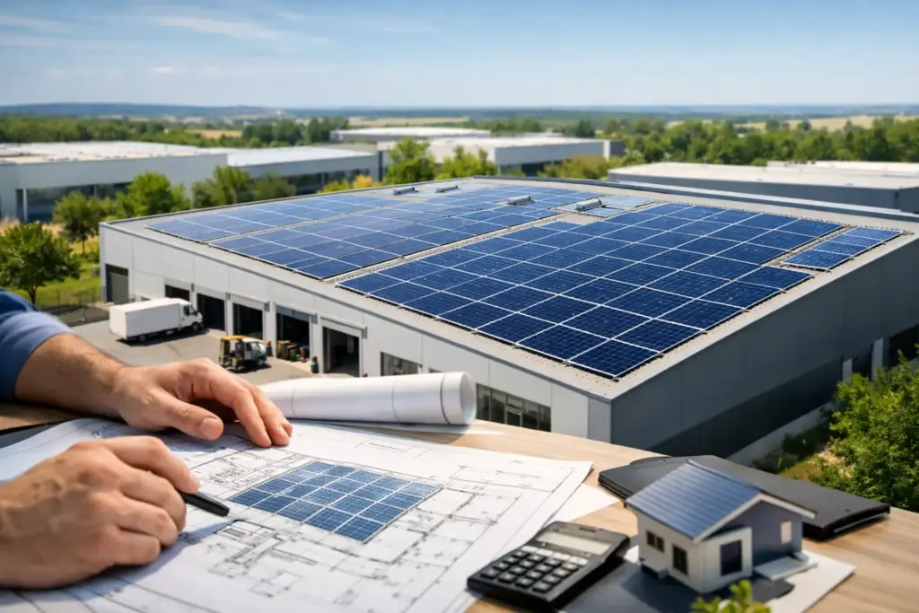 Photovoltaik Gewerbehalle richtig planen