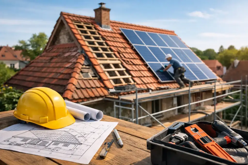 Solaranlage für Altbau-Dachsanierung planen