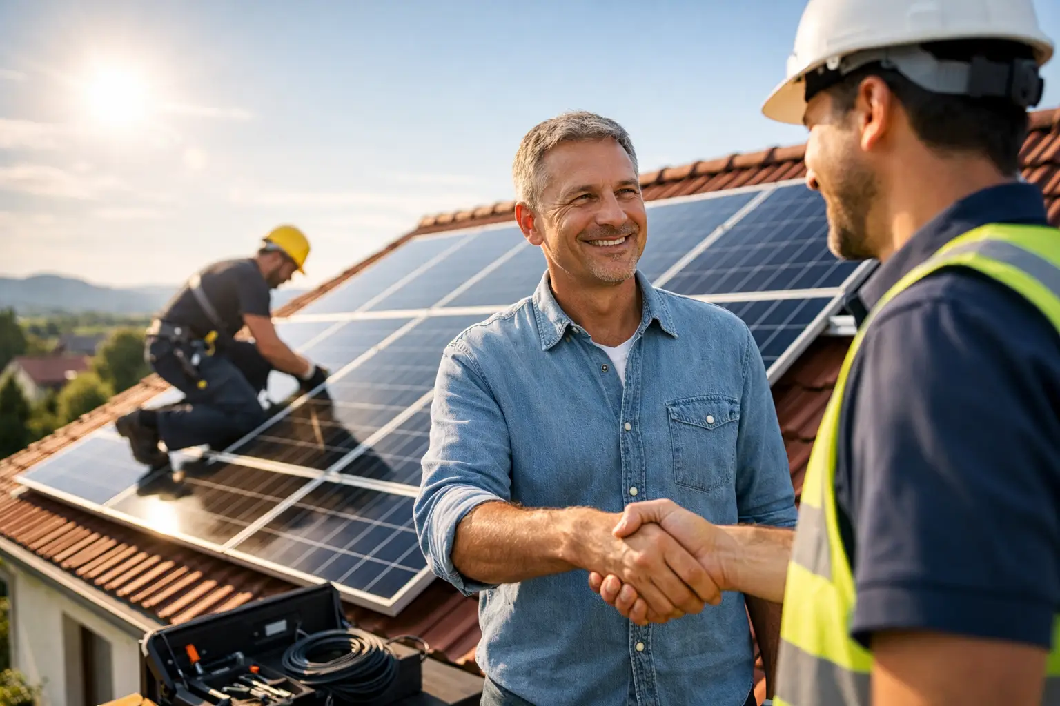 Solaranlage vom regionalen Anbieter