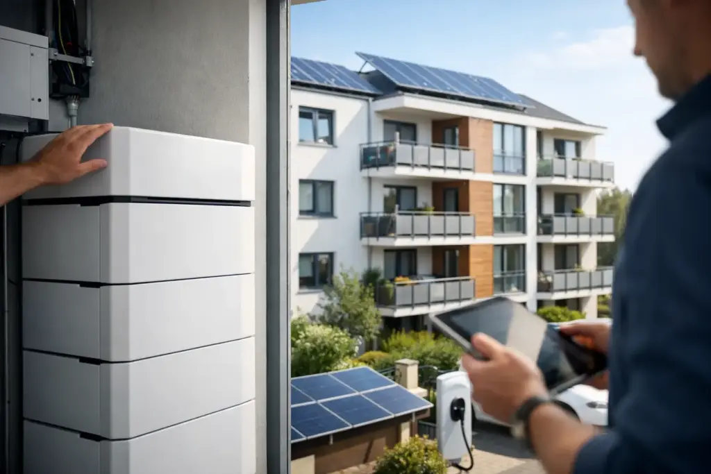 Batteriespeicher für Mehrfamilienhaus planen
