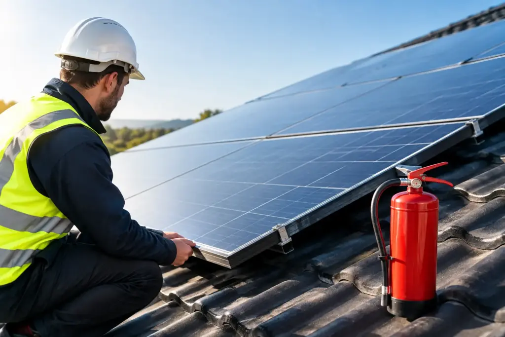 Photovoltaik Brandschutz Leitfaden fürs Dach