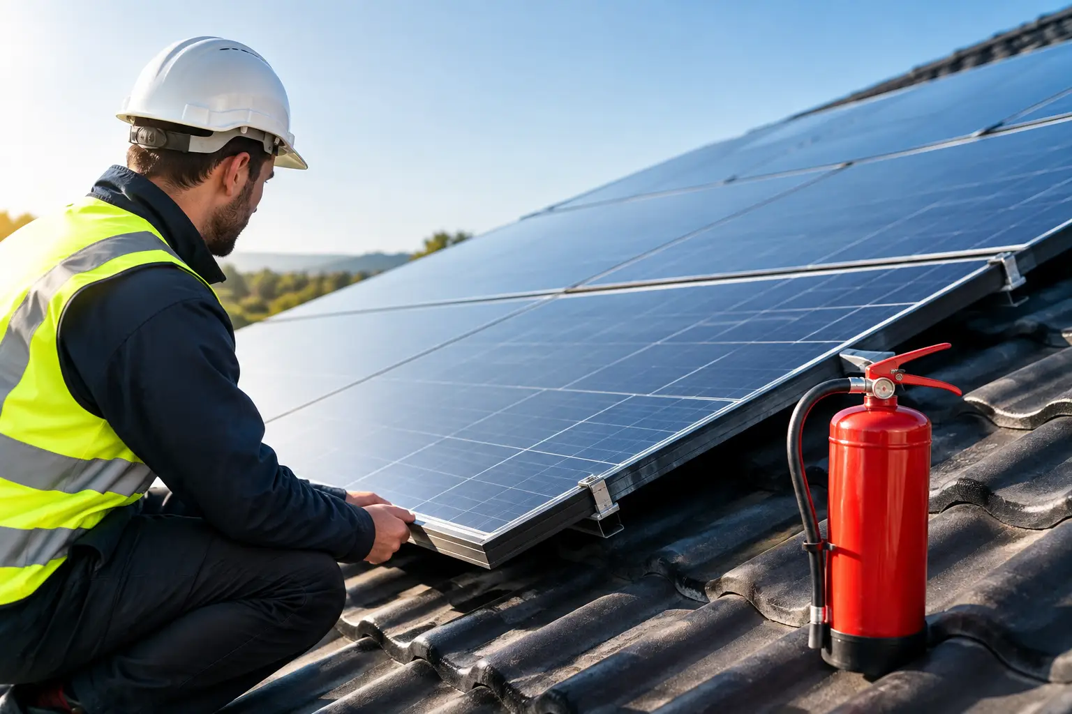 Photovoltaik Brandschutz Leitfaden fürs Dach