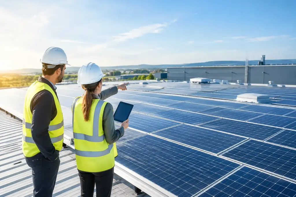 Beispiel PV-Anlage Industriehalle richtig planen