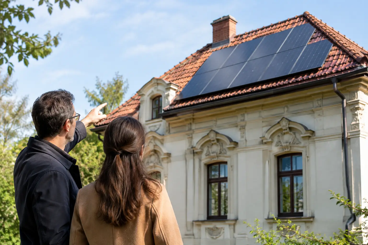 Solaranlage am denkmalgeschützten Haus planen